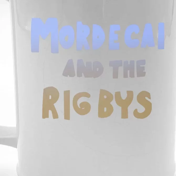 Mordecai And The Rigbys Ringer Retro Front & Back Beer Stein