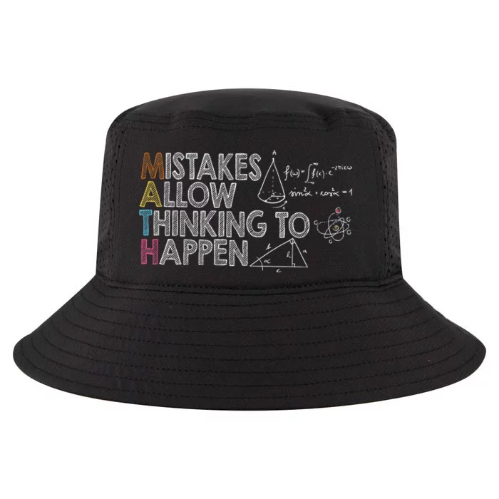 Mistakes Allow Thinking To Happen Cool Comfort Performance Bucket Hat