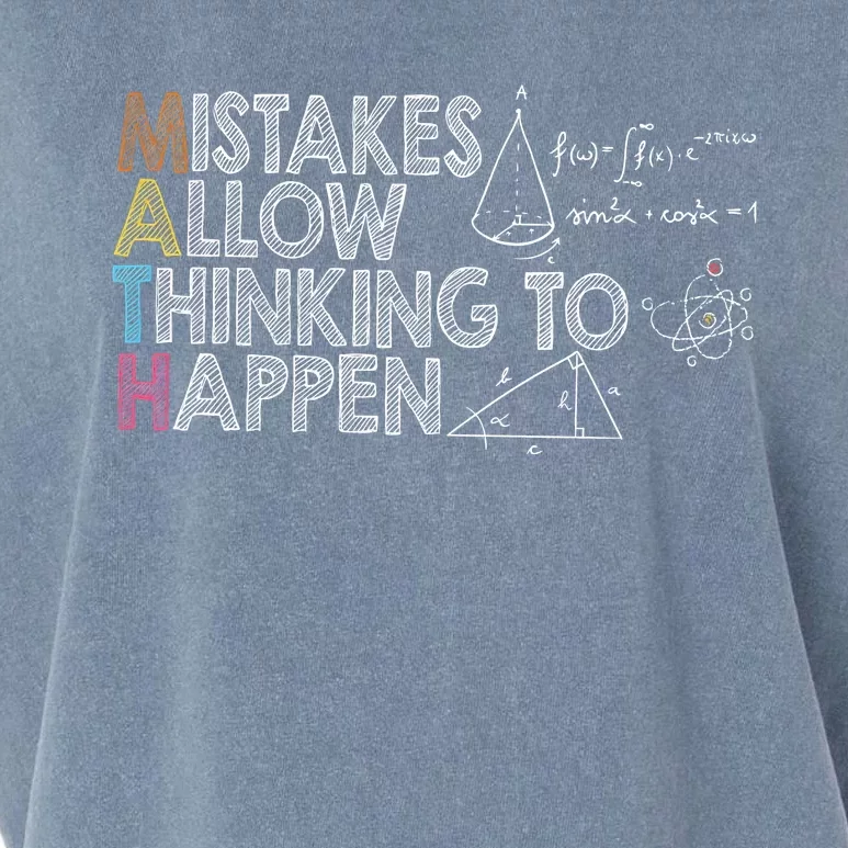 Mistakes Allow Thinking To Happen Garment-Dyed Women's Muscle Tee