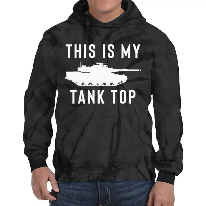 M1 Abrams Tank Funny Sarcastic Military Pun Gift Tie Dye Hoodie