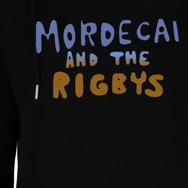 Mordecai And The Rigbys Ringer Womens Funnel Neck Pullover Hood