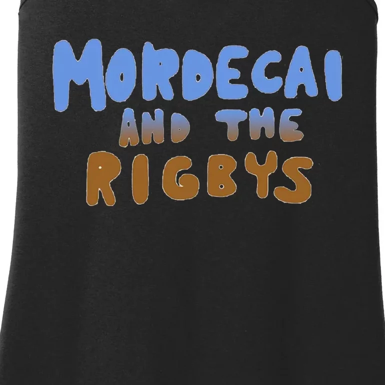 Mordecai And The Rigbys Ringer Ladies Essential Tank