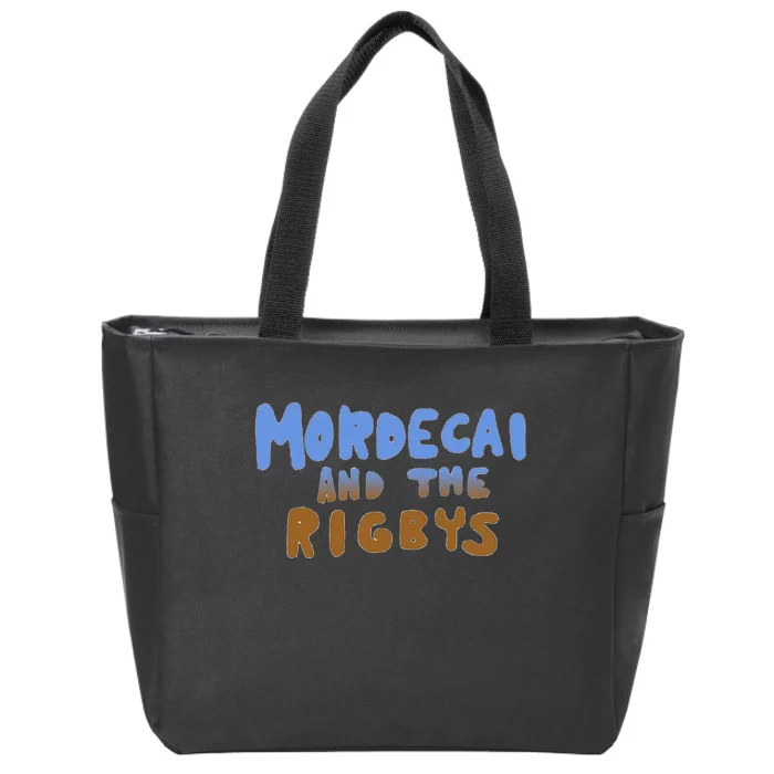 Mordecai And The Rigbys Ringer Zip Tote Bag