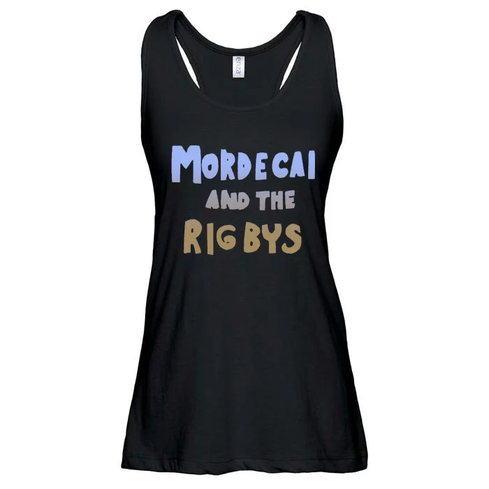 Mordecai And The Rigbys Ringer Ladies Essential Flowy Tank