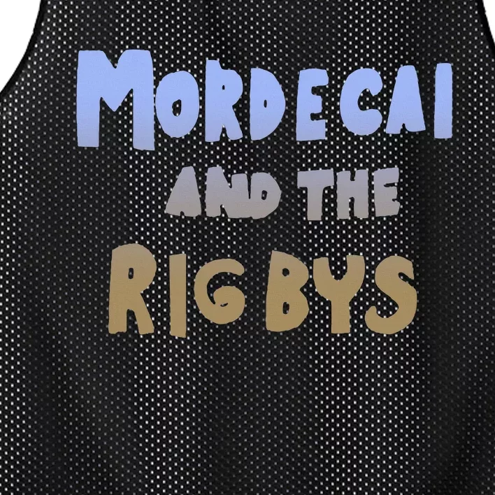 Mordecai And The Rigbys Ringer Mesh Reversible Basketball Jersey Tank