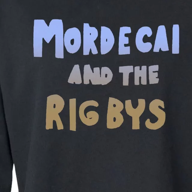 Mordecai And The Rigbys Ringer Cropped Pullover Crew