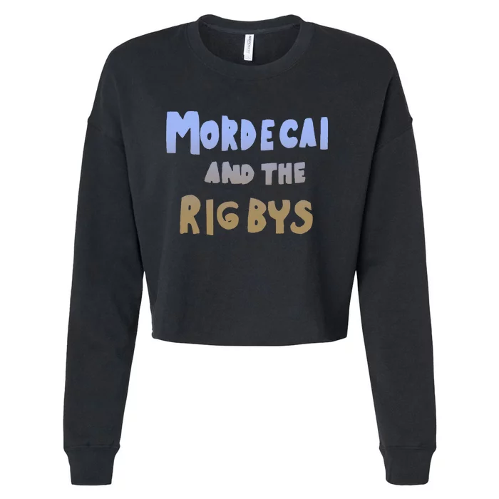 Mordecai And The Rigbys Ringer Cropped Pullover Crew