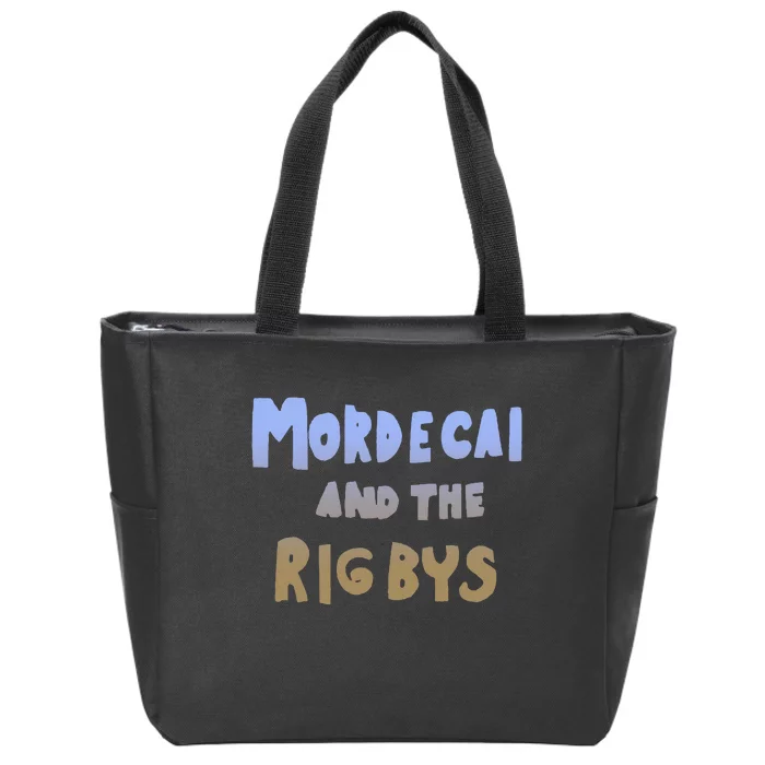 Mordecai And The Rigbys Ringer Zip Tote Bag