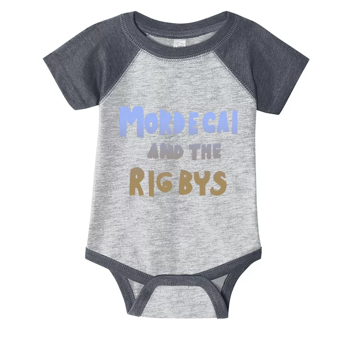 Mordecai And The Rigbys Ringer Infant Baby Jersey Bodysuit