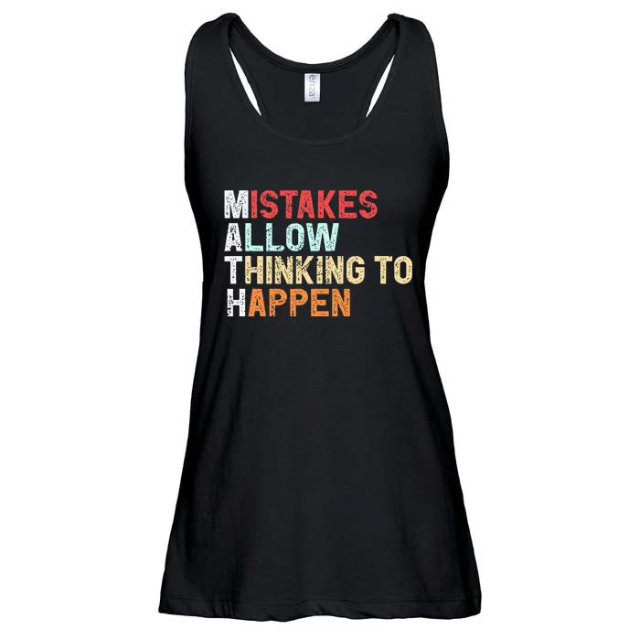 Mistakes Allow Thinking To Happen Math Teacher Math Ladies Essential Flowy Tank