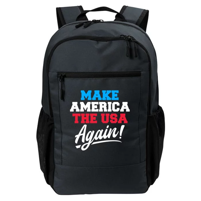 Make America The Usa Again Usa Patriotic Political Statet Gift Daily Commute Backpack