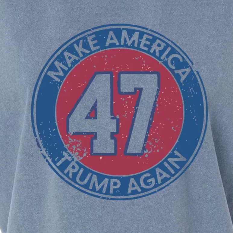 Make America Trump Again Trump 47 2024 Gift Garment-Dyed Women's Muscle Tee