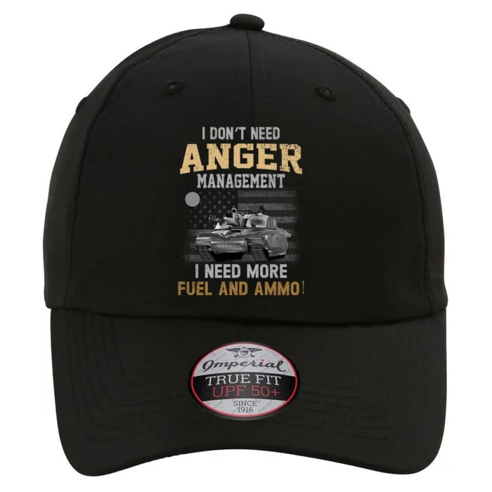 M1 Abrams Tank Funny Patriotic American Tanker Flag I Dont Need Anger Managemen The Original Performance Cap