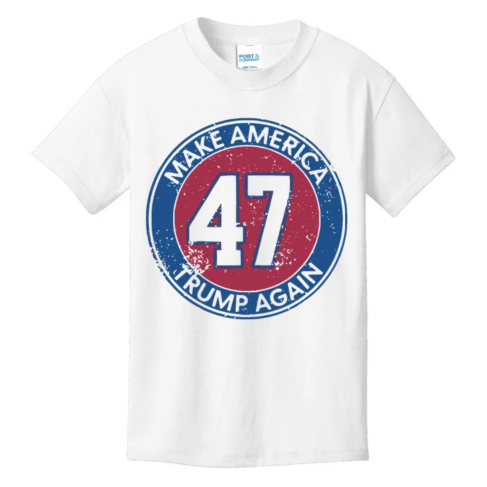 Make America Trump Again Trump 47 2024 Kids T-Shirt