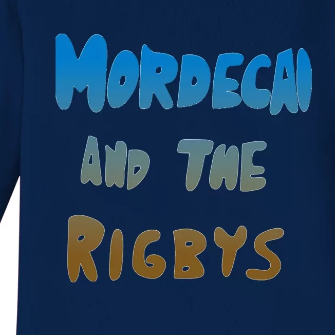 Mordecai And The Rigbys Baby Long Sleeve Bodysuit