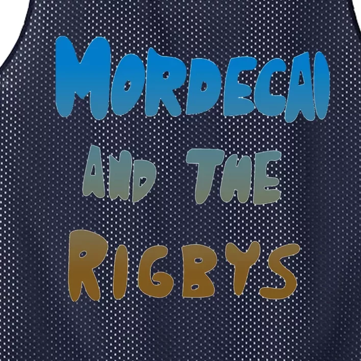 Mordecai And The Rigbys Mesh Reversible Basketball Jersey Tank