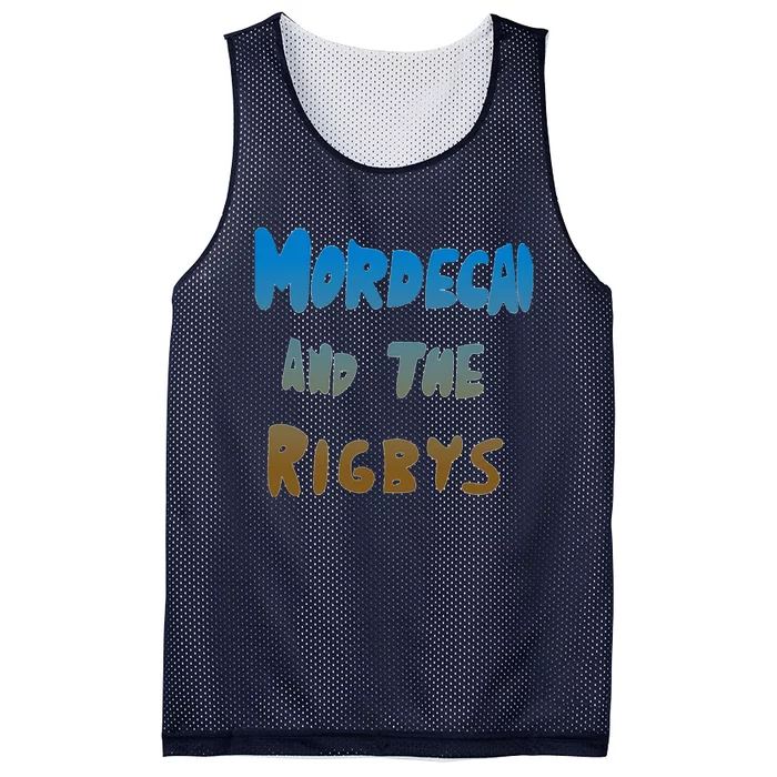 Mordecai And The Rigbys Mesh Reversible Basketball Jersey Tank