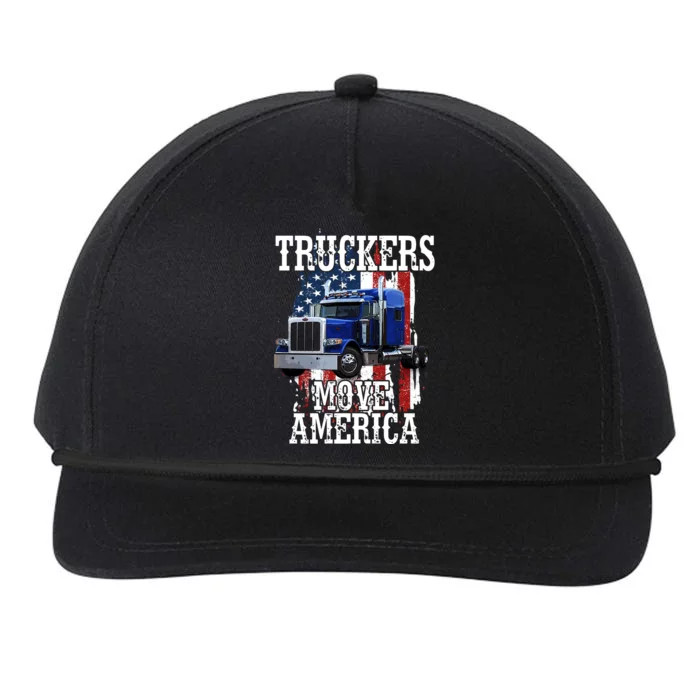 Move America Truckers USA Snapback Five-Panel Rope Hat