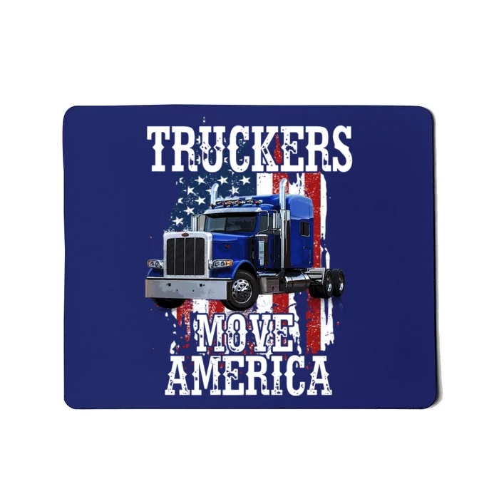 Move America Truckers USA Mousepad