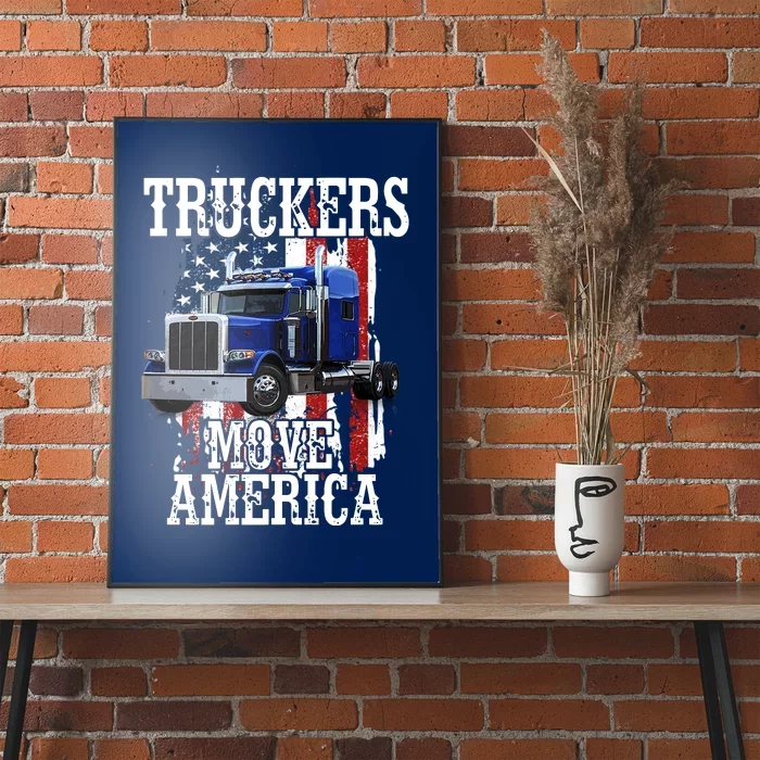 Move America Truckers USA Poster