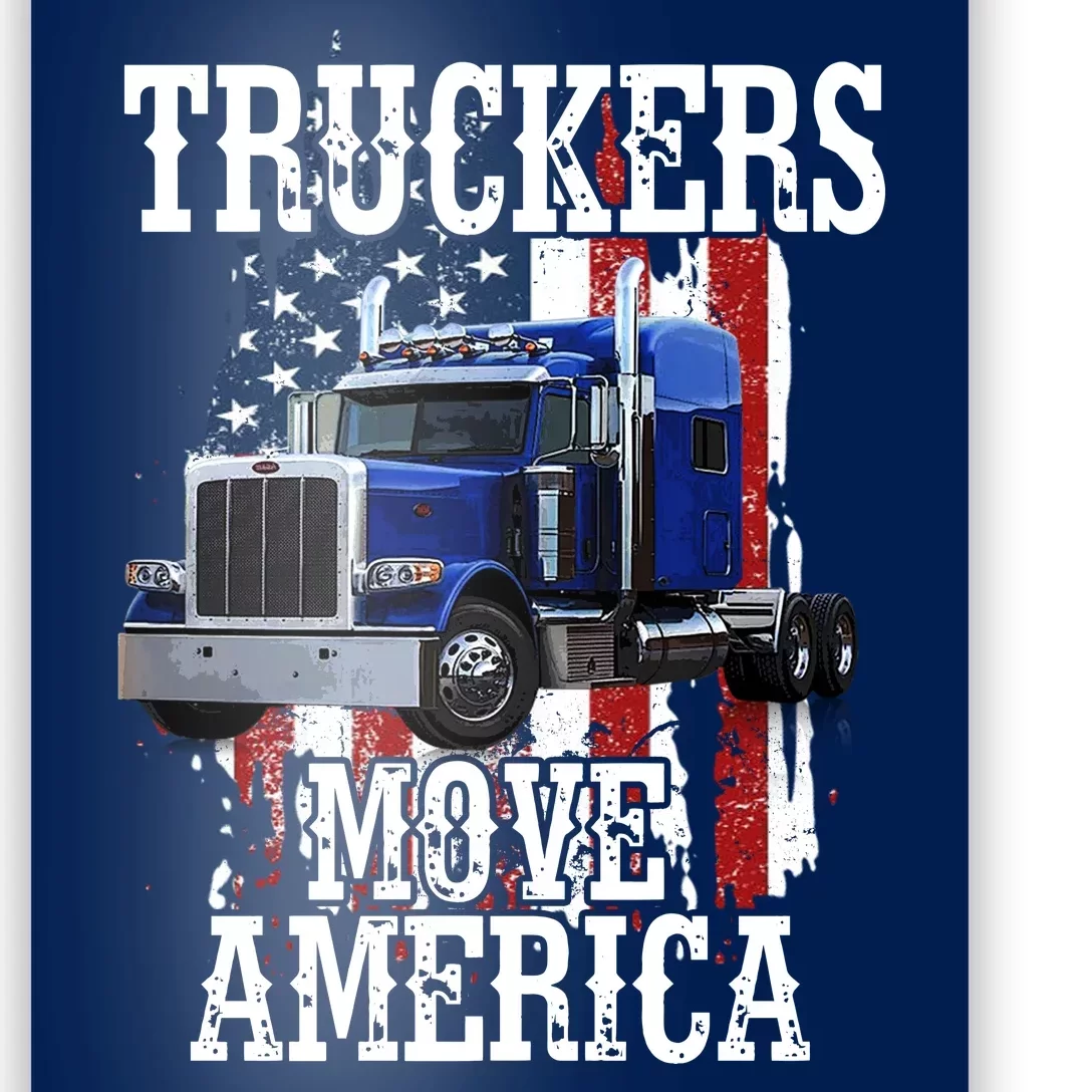 Move America Truckers USA Poster