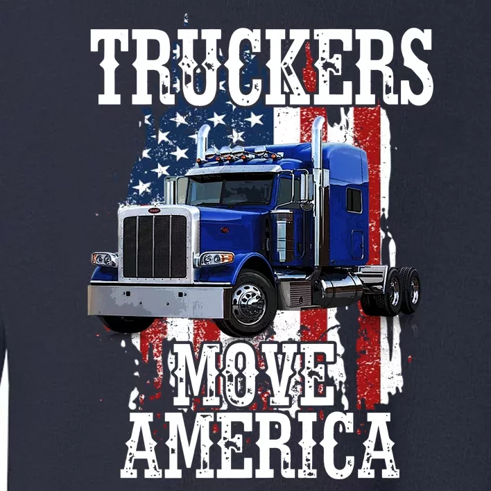 Move America Truckers USA Toddler Sweatshirt