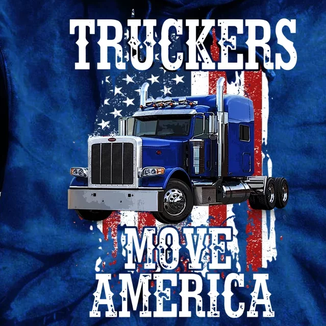 Move America Truckers USA Tie Dye Hoodie