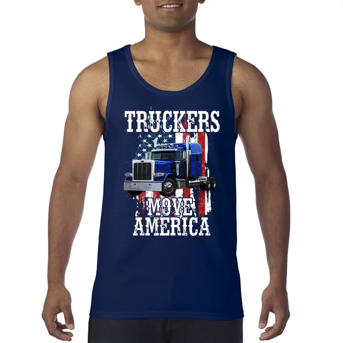 Move America Truckers USA Tank Top