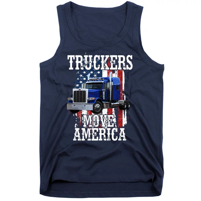 Move America Truckers USA Tank Top