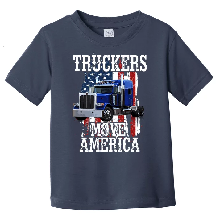 Move America Truckers USA Toddler T-Shirt