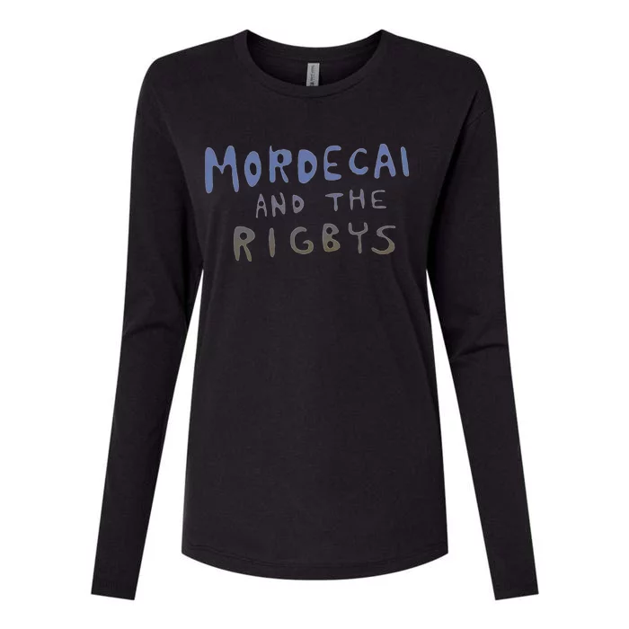 Mordecai And The Rigbys. Womens Cotton Relaxed Long Sleeve T-Shirt