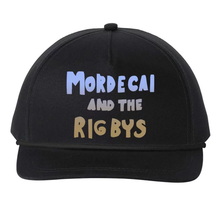 Mordecai And The Rigbys Ringer Snapback Five-Panel Rope Hat