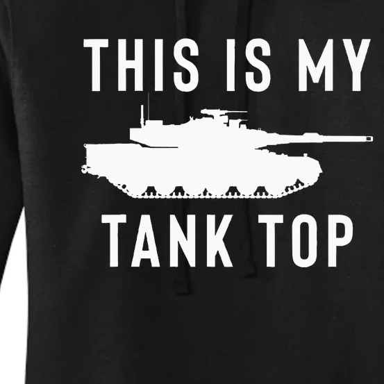 M1 Abrams Tank Funny Sarcastic Military Pun Gift Women's Pullover Hoodie