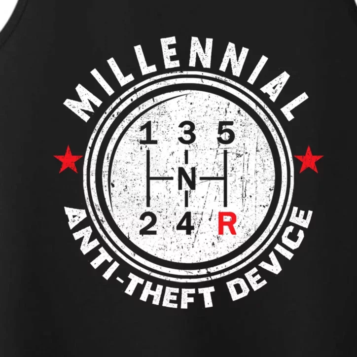 Millennial Anti Theft Device Car Lover Auto Mechanic Gift Performance Tank