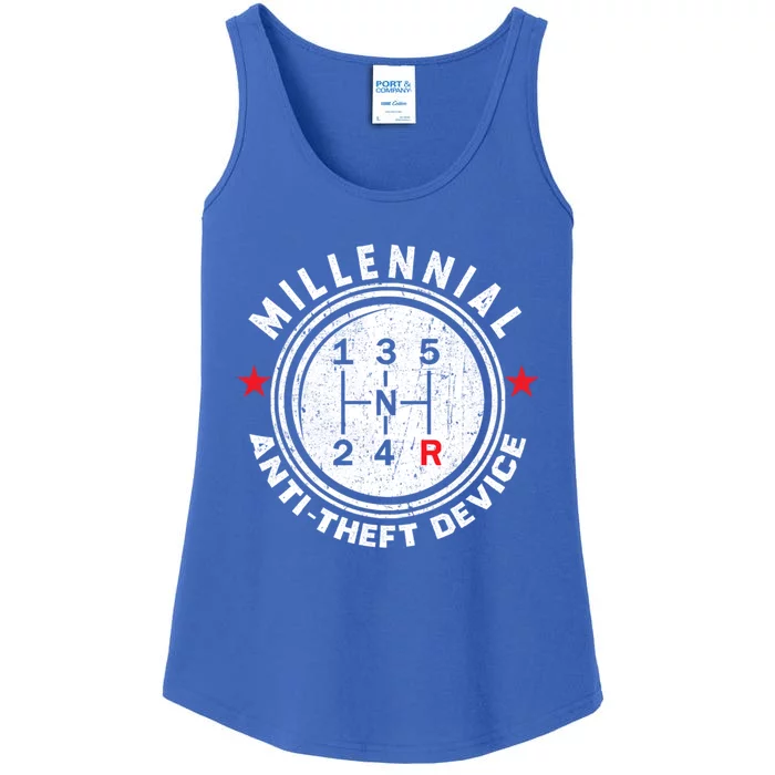 Millennial Anti Theft Device Car Lover Auto Mechanic Gift Ladies Essential Tank