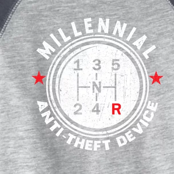 Millennial Anti Theft Device Car Lover Auto Mechanic Gift Toddler Fine Jersey T-Shirt