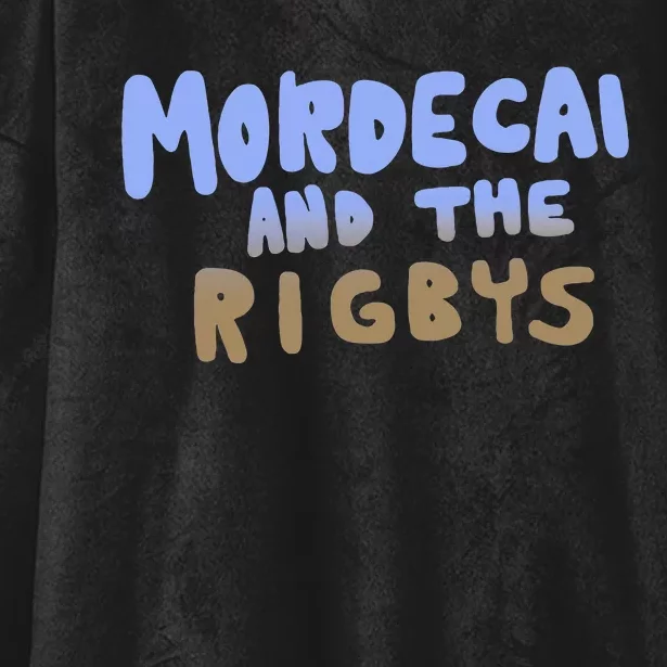 Mordecai And The Rigbys Ringer Hooded Wearable Blanket