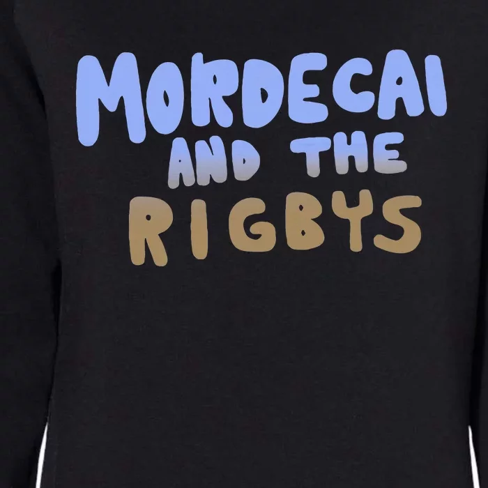 Mordecai And The Rigbys Ringer Womens California Wash Sweatshirt