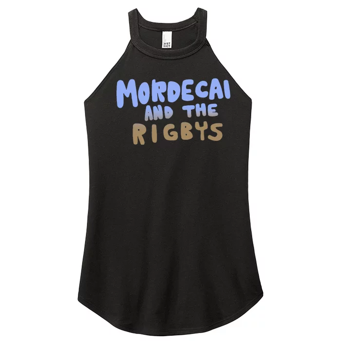 Mordecai And The Rigbys Ringer Women’s Perfect Tri Rocker Tank