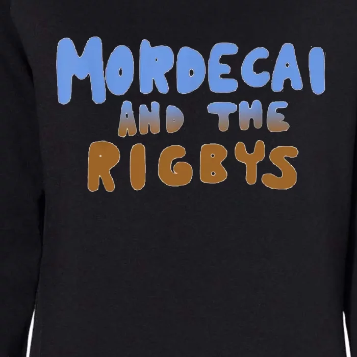 Mordecai And The Rigbys Ringer Womens California Wash Sweatshirt