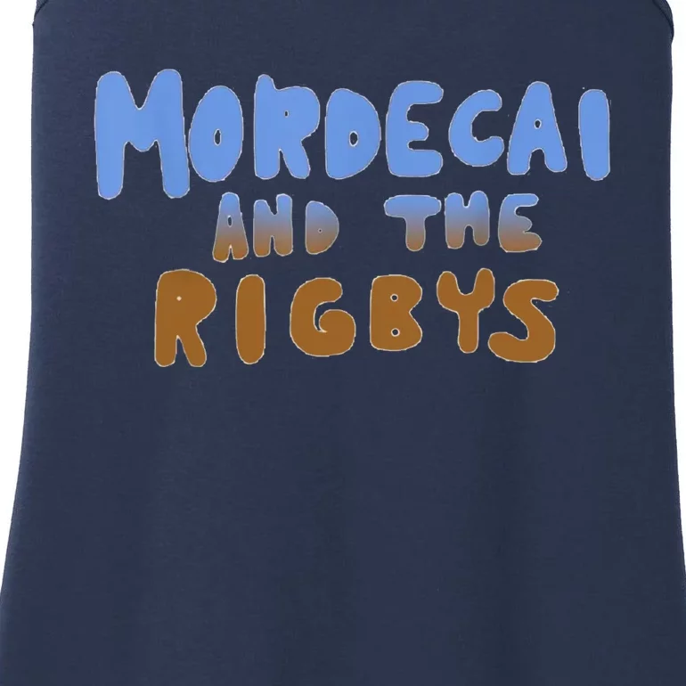 Mordecai And The Rigbys Ringer Ladies Essential Tank