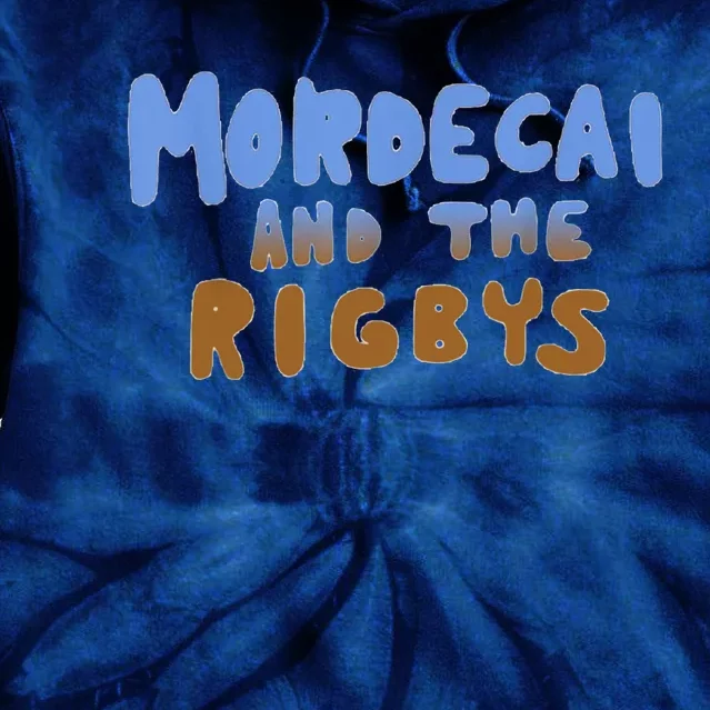 Mordecai And The Rigbys Ringer Tie Dye Hoodie