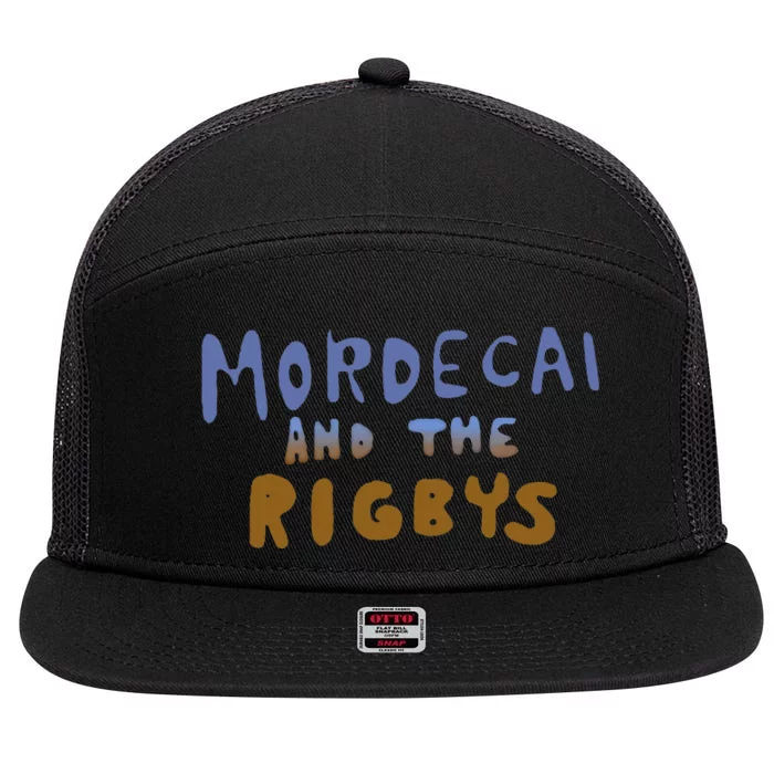 Mordecai And The Rigbys Ringer 7 Panel Mesh Trucker Snapback Hat