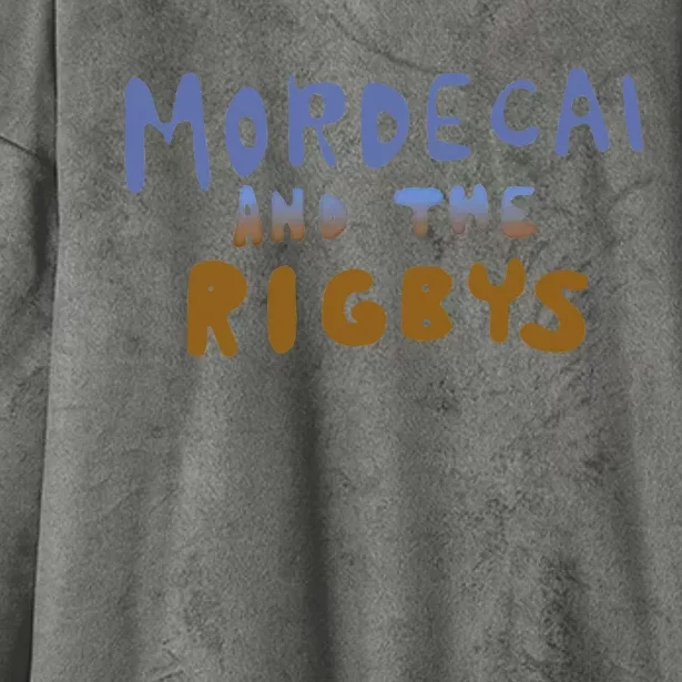 Mordecai And The Rigbys Ringer Hooded Wearable Blanket