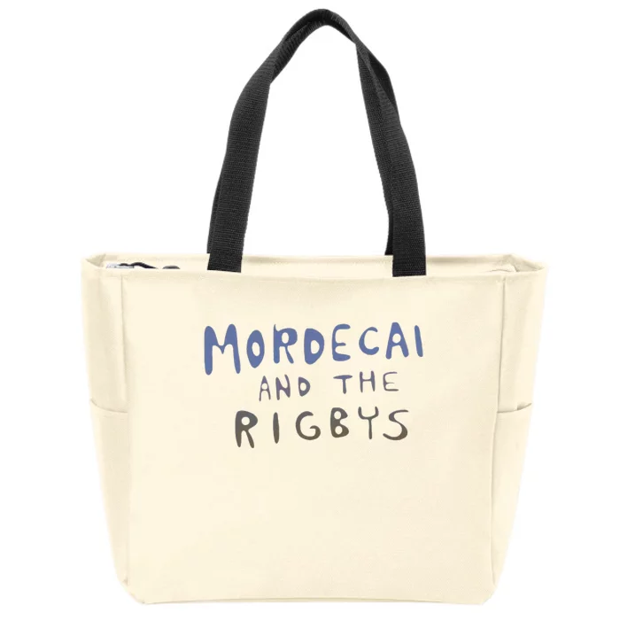 Mordecai And The Rigbys. Zip Tote Bag