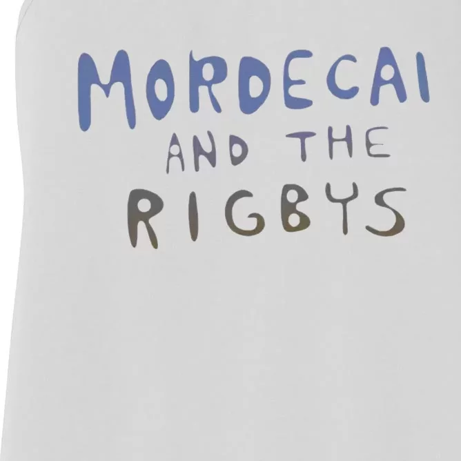 Mordecai And The Rigbys. Women's Racerback Tank