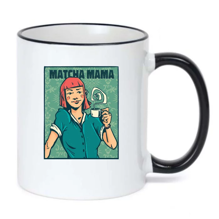 Matcha Mama Black Color Changing Mug