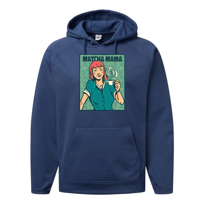 Matcha Mama Performance Fleece Hoodie