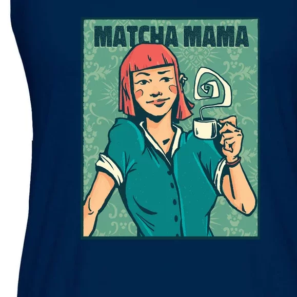 Matcha Mama Ladies Essential Flowy Tank