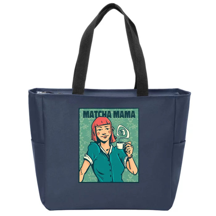 Matcha Mama Zip Tote Bag